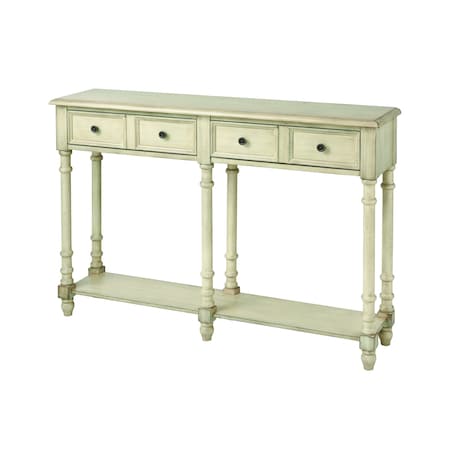 Hager Console Table - Antique Cream